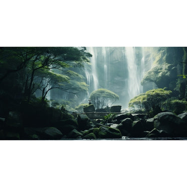 Asian Waterfall canvas